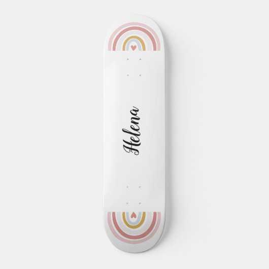 custom rainbow skateboard スケートボード (正面)