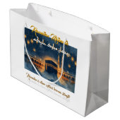 Custom Ramadan Mubarak Card – Personalized Arabic  ラージペーパーバッグ (裏面アングル)