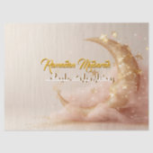 Custom Ramadan Mubarak – Personalized Arabic  薄葉紙 (正面)