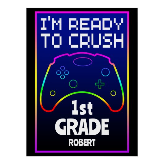 Custom Ready To Crush Back To School  ポスター (正面)
