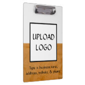 Custom Real Estate Agent Logo Clipboard クリップボード (右)