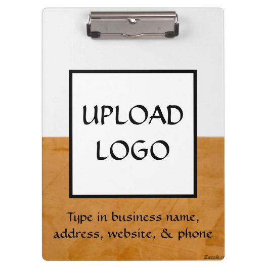 Custom Real Estate Agent Logo Clipboard クリップボード (正面)