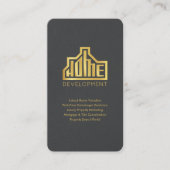 Custom Real Estate Business Card with QR Code 名刺 (正面)