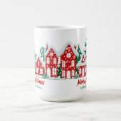 Custom Real Estate Company Merry Christmas コーヒーマグカップ (中央)