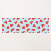 Custom Realistic Watermelon Slice Summer Pattern ヨガマット (裏面(横))