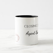 Custom Realtor Closing Gift Mug ツートーンマグカップ (中央)