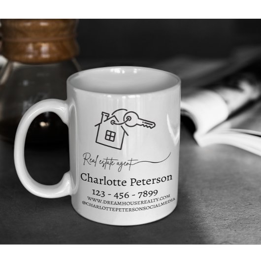 Custom Realtor Coffee Mug コーヒーマグカップ