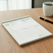 Custom Receipt Books | Logo, Sales Order Form ノートパッド