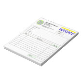 Custom Receipt Books | Logo, Sales Order Form ノートパッド (回転)