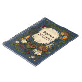 Custom Recipe Book, Gift for her/him/Mom ノートブック (左側)