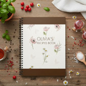 Custom recipe book, Personalized Recipe journal ノートブック