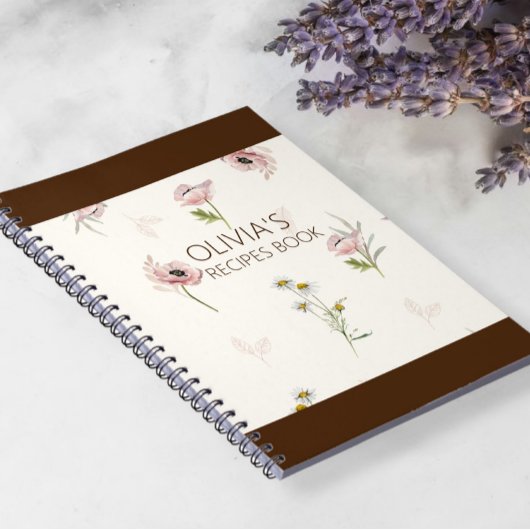 Custom recipe book, Personalized Recipe journal ノートブック