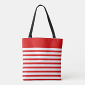 Custom Red Monogram トートバッグ (裏面)