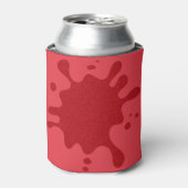 Custom Red Splash Can Cooler 缶クーラー (缶正面)