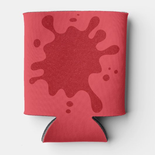 Custom Red Splash Can Cooler 缶クーラー (正面)