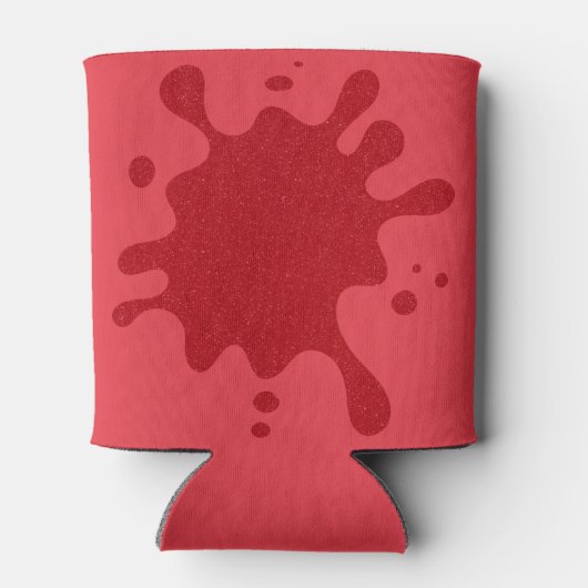 Custom Red Splash Can Cooler 缶クーラー (裏面)