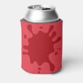 Custom Red Splash Can Cooler 缶クーラー (缶裏面)