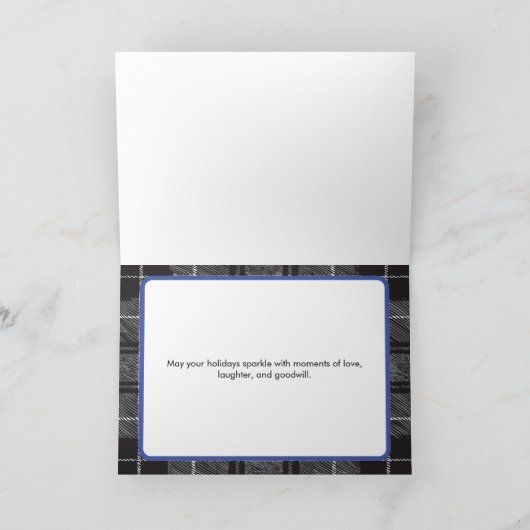 Custom Reindeer Deer Christmas Holiday Magical  カード (内部)