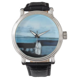 Custom reloj blue 腕時計