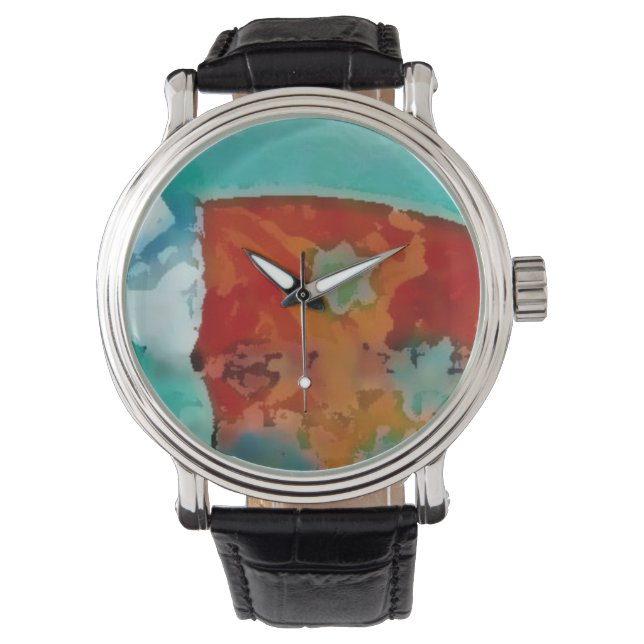 Custom reloj blue 腕時計 (正面)