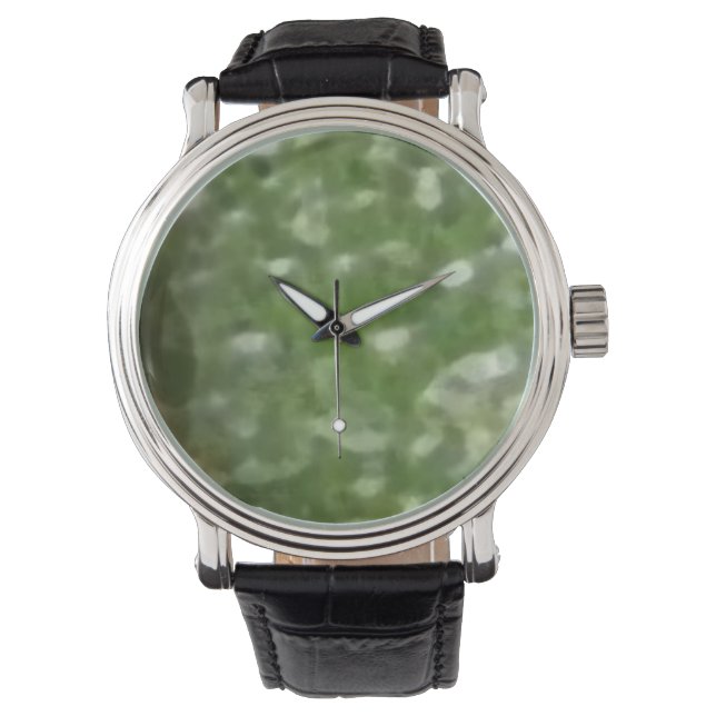 Custom reloj green 腕時計 (正面)