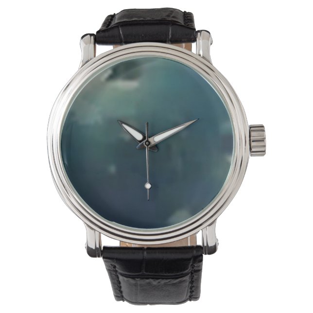 Custom reloj green 腕時計 (正面)