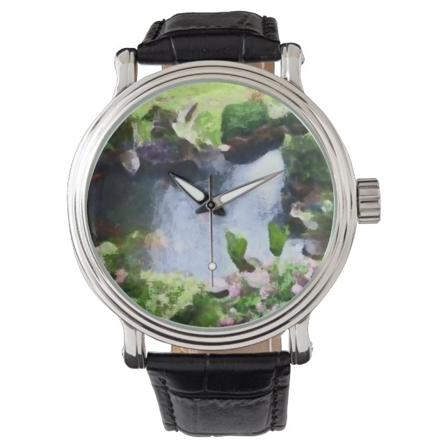 Custom reloj green 腕時計 (正面)