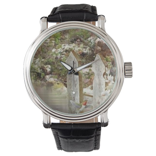 Custom reloj green 腕時計 (正面)