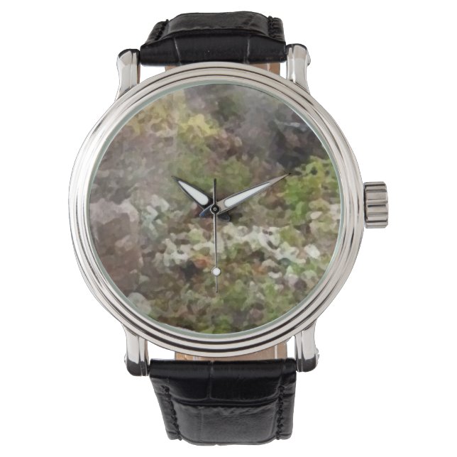 Custom reloj green 腕時計 (正面)