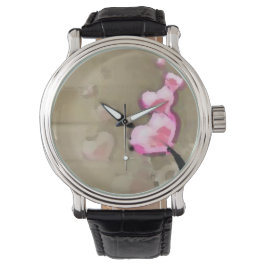 Custom reloj pink_grey 腕時計