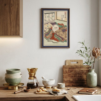 CUSTOM Retro Boy on Rocking Horse Art Print  ポスター