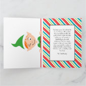 Custom Retro Christmas "Naughty is a New Nice" カード (内部)