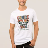 Custom Retro Cruise Squad 2026 Family Vacation  トライブレンドＴシャツ (正面)