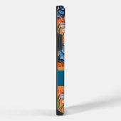 Custom Retro Floral Pattern iPhoneケース (右側面)