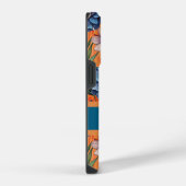 Custom Retro Floral Pattern iPhoneケース (右側面)