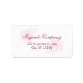 Custom Return Address Label ラベル (正面)