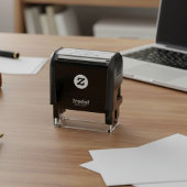 Custom Return Address Stamp – Elegant Script セルフインキングスタンプ