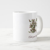 Custom Rhododendron Flowers ジャンボコーヒーマグカップ (正面右)