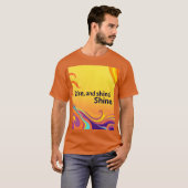 Custom Rise Shine Quote Tシャツ (正面フル)