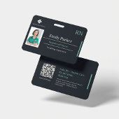 Custom RN ID Badge Template | Registered Nurse  バッジ