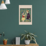 CUSTOM Romantic Taisho Roman Art  ポスター<br><div class="desc">**JAPANESE VINTAGE ICON: TAKEHISA YUMEJI** Step into the beautiful, nostalgic world of **Taisho Roman** with this exquisite, customizable print by the iconic artist **Takehisa Yumeji**. This is the ultimate gift for romantics and collectors of unique Japanese art. EASILY CUSTOMIZE the text on this beautiful print! The scene of the woman...</div>