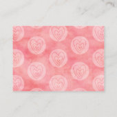 Custom Romantic Valentine's Day Love Coupon Book 割引カード (裏面)
