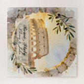 Custom Rome Honeymoon or Vacation Keepsake ジグソーパズル (横)