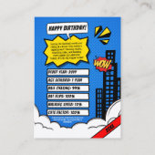 Custom Rookie Trading Card, Fun Rookie of the Year コーリングカード (裏面)