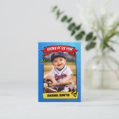 Custom Rookie Trading Card, Fun Rookie of the Year コーリングカード (スタンド正面)