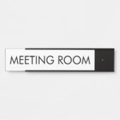 Custom Room Name Simple Modern Minimalist サインプレート (正面)