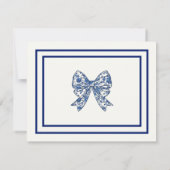 Custom Rose Embellished Book Illustration Flat ノートカード (裏面)