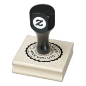 Custom Round Bakery Logo Stamp ラバースタンプ (スタンプ)