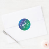 Custom Round Full Color Business Logo ラウンドシール (封筒)