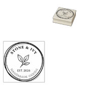 Custom Round Logo Rubber Stamp ラバースタンプ (押印)